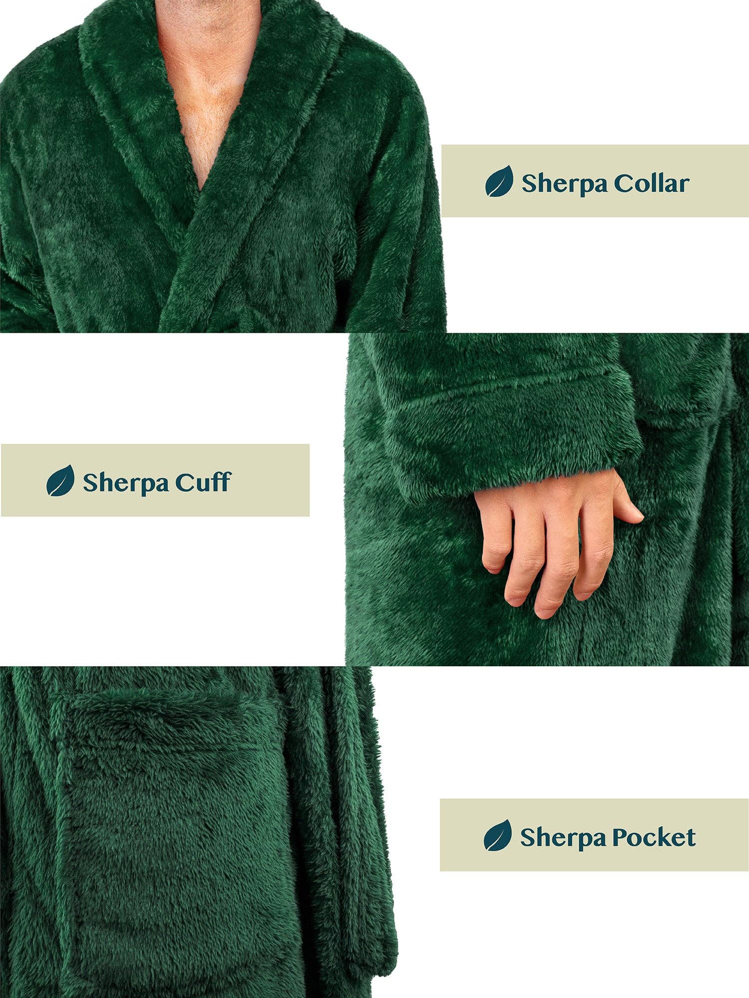 Men's Sherpa Fluffy Robe