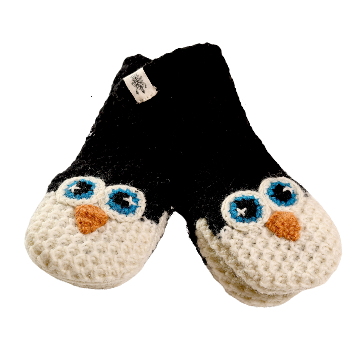 Crochet Penguin Mittens