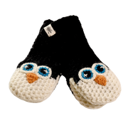 Crochet Penguin Mittens