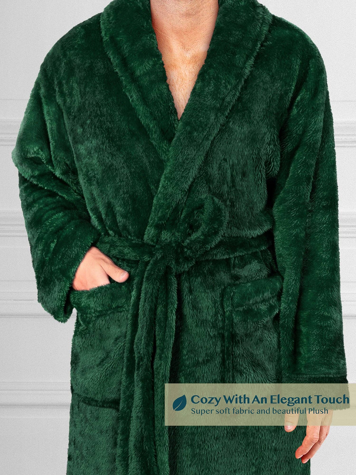 Men's Sherpa Fluffy Robe
