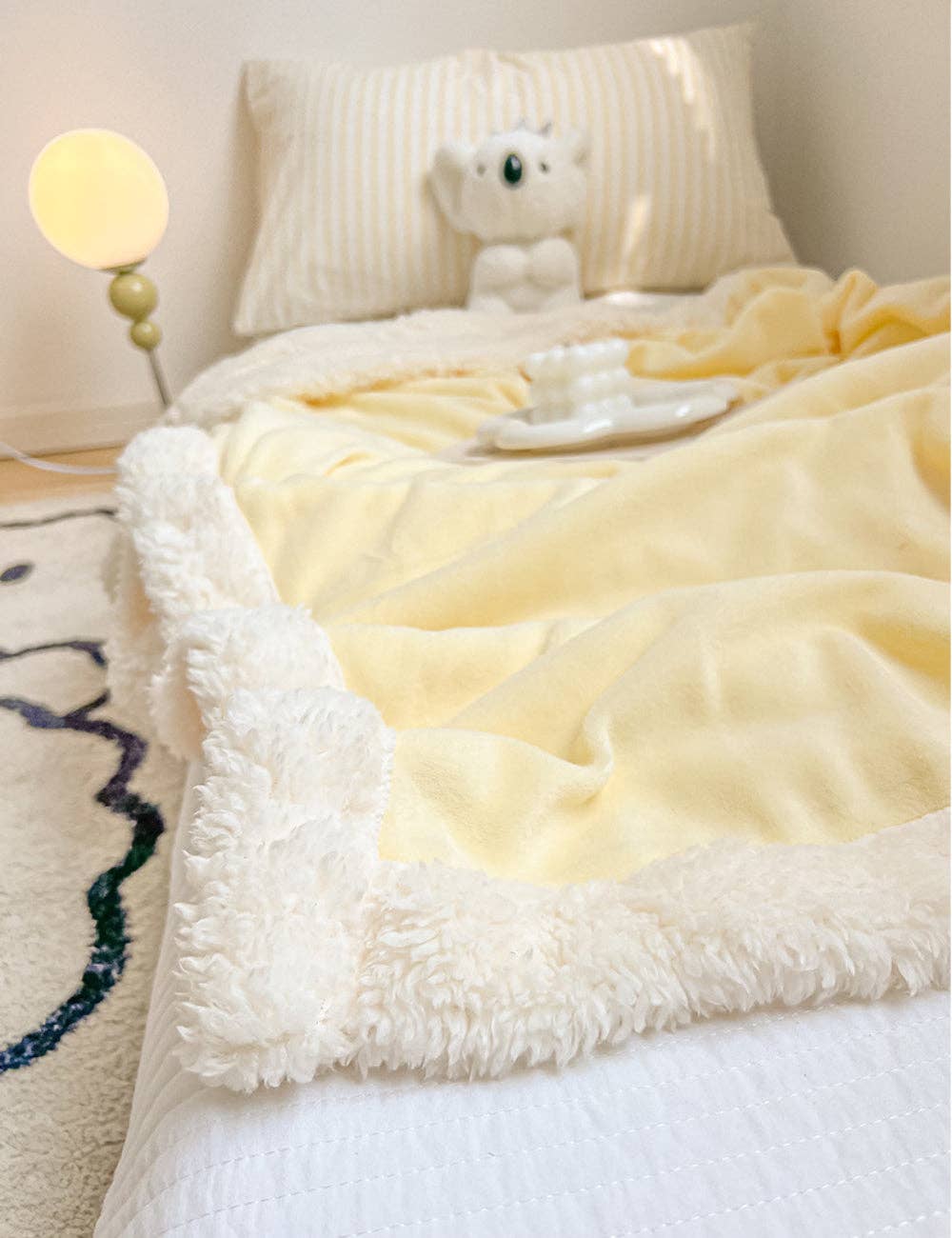 Home Decor Coral Fleece Soft Blanket SKABL4249