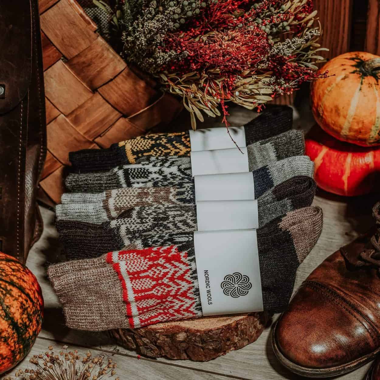 Nordic Socks Merino Wool 5 Pairs PERFORM™ Warm (Yule) - Unis