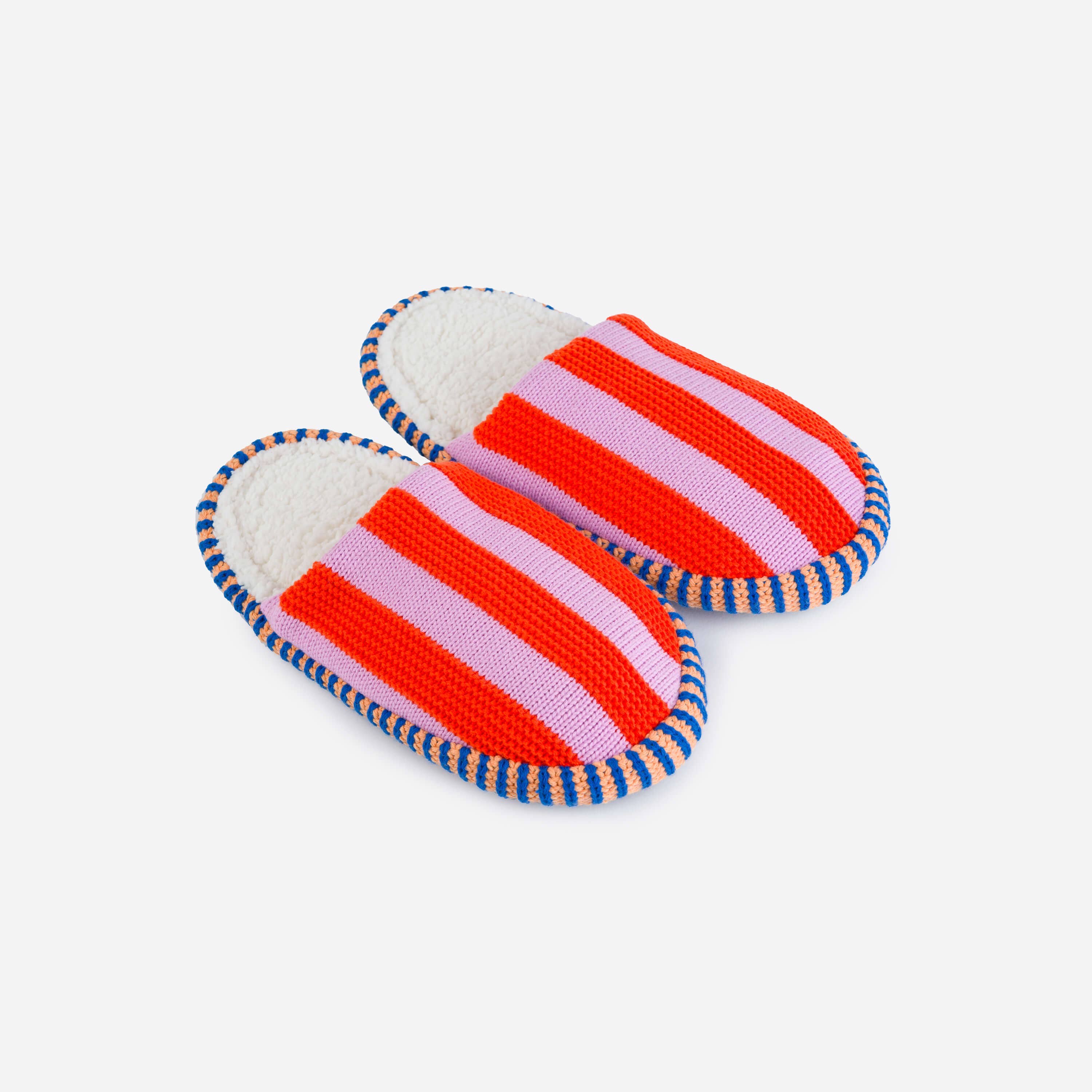 Super Stripe Mule Slippers