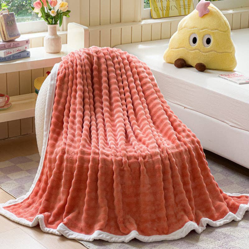 Home Decor Coral Fleece Soft Blanket SKABL4258