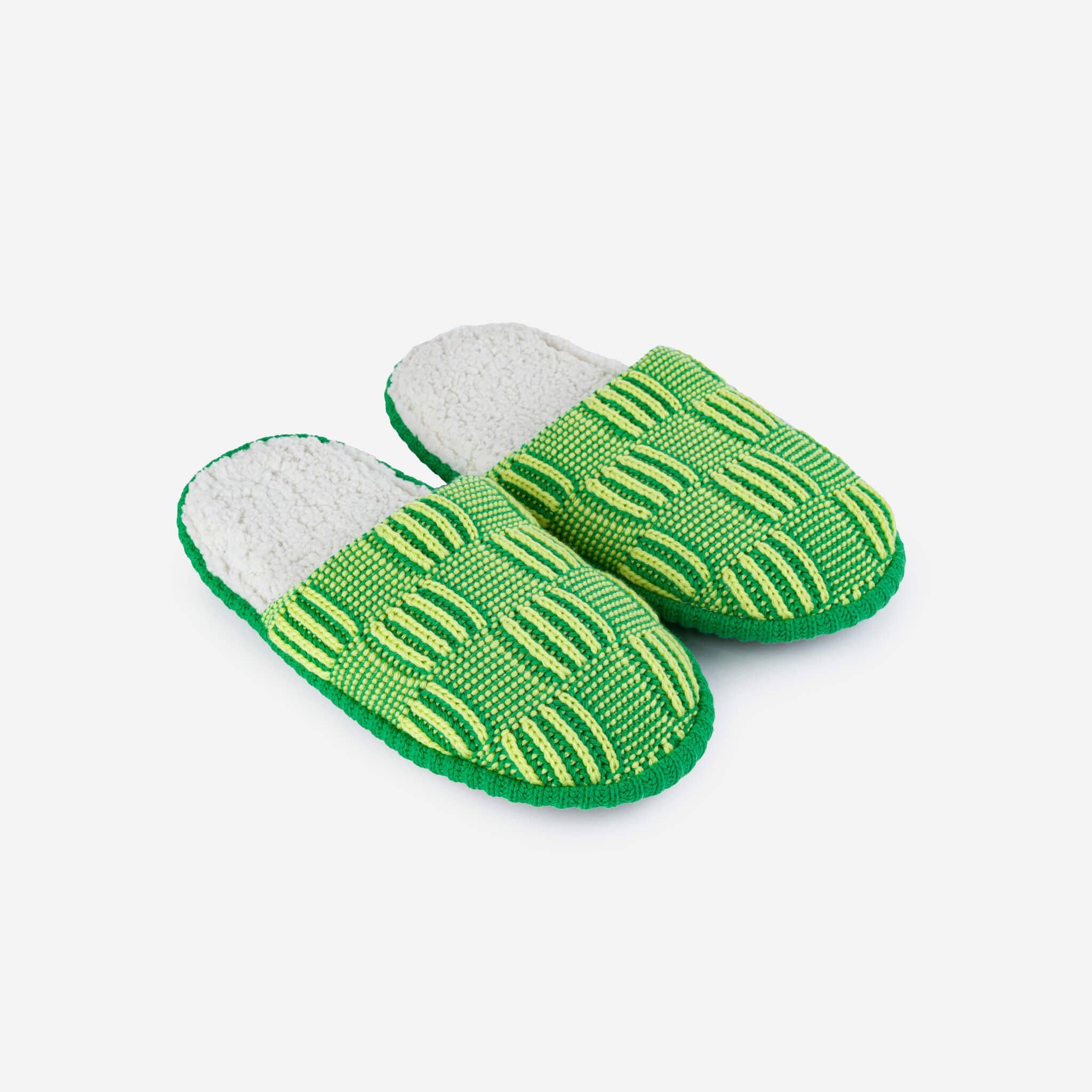 Chunky Checkerboard Mule Slippers