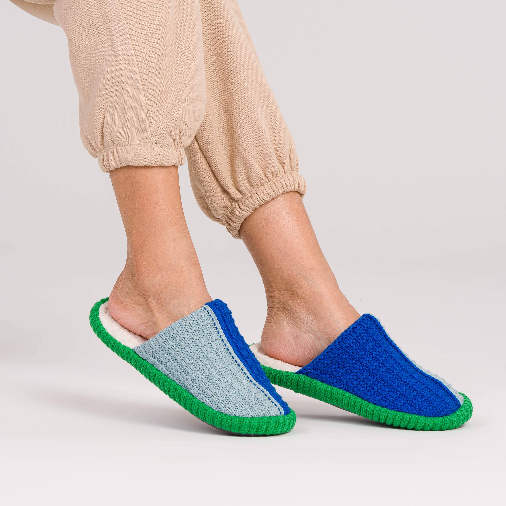 Colorblock Mule Slippers