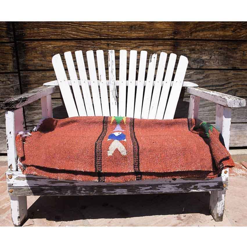 Red Earth Rust Baja Fish Yoga Blanket