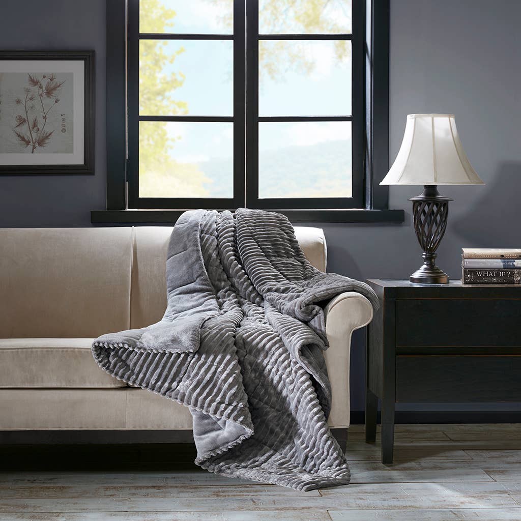 Corduroy Plush 60x70" Winter Warm Throw Blanket
