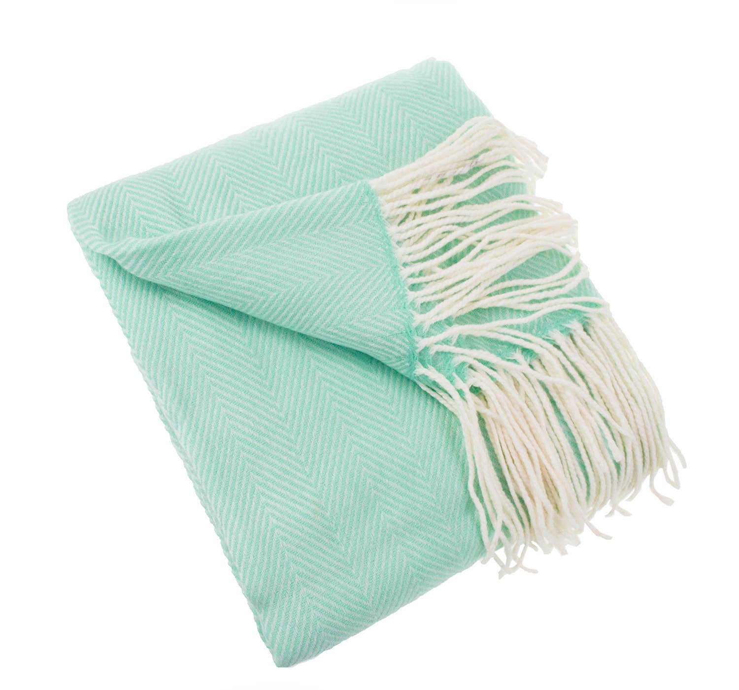Fennco Styles Chevron Pattern with Tassel Trim Throw Blanket