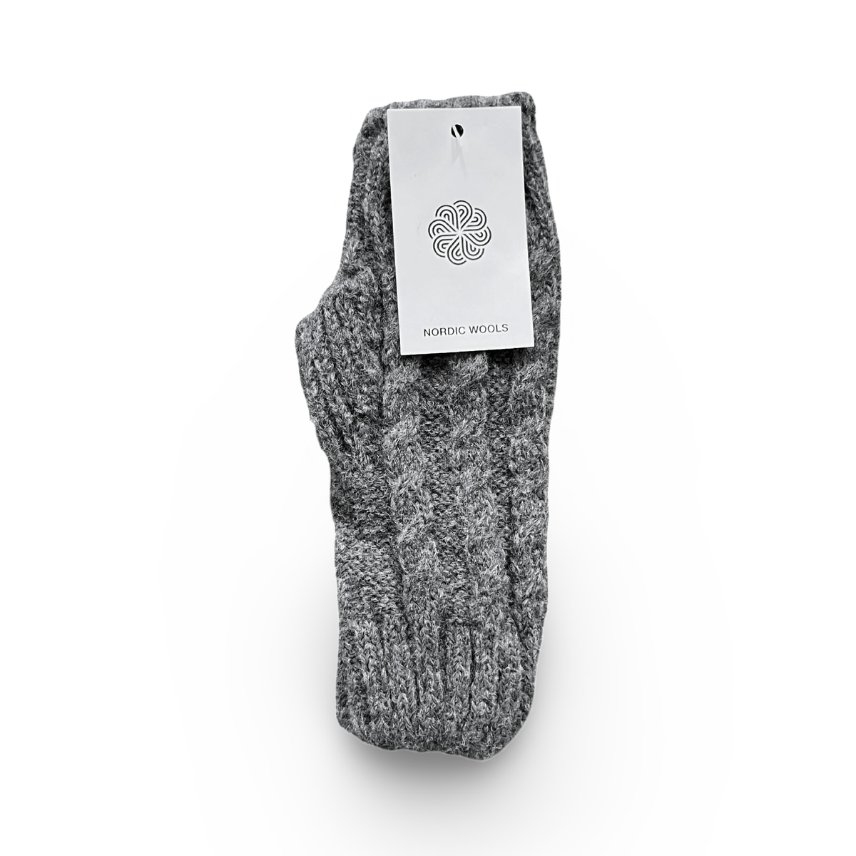Nordic Wools Lyra Over-the-Knee Socks & Hand Warmers Set / Gray