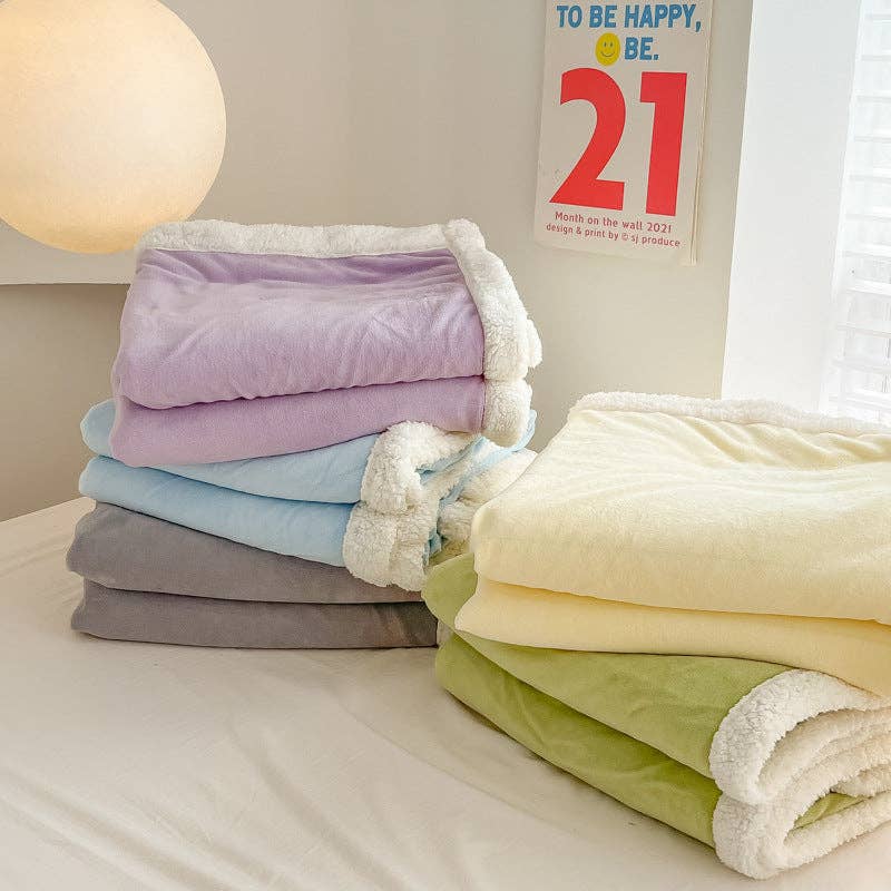 Home Decor Coral Fleece Soft Blanket SKABL4249