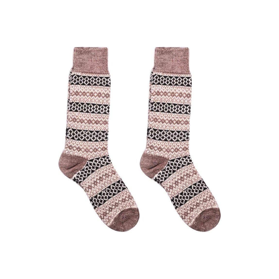 Nordic Wools Torsten Merino Wool Blend Unisex Socks / Cinnamon Mix