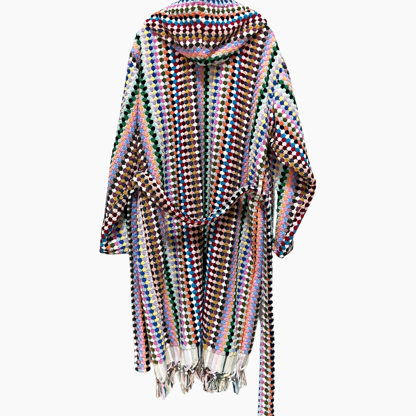 Pom Pom Bathrobe Handloom Turkish Cotton Resort Heavy Luxury