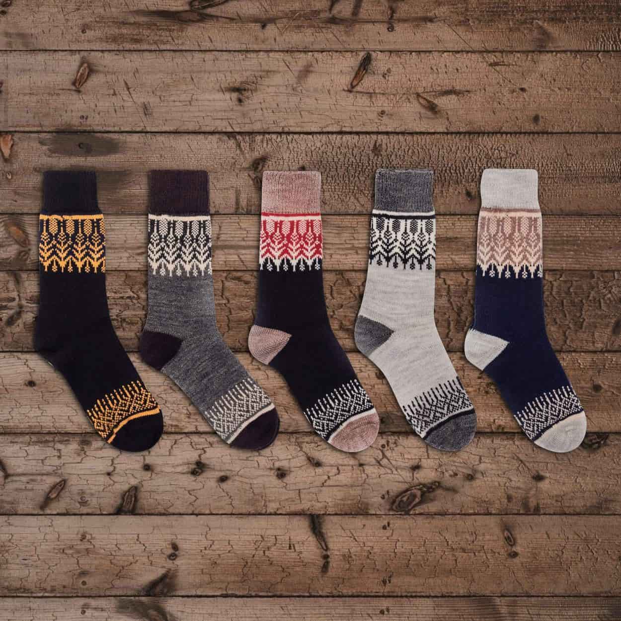 Nordic Socks Merino Wool 5 Pairs PERFORM™ Warm (Yule) - Unis