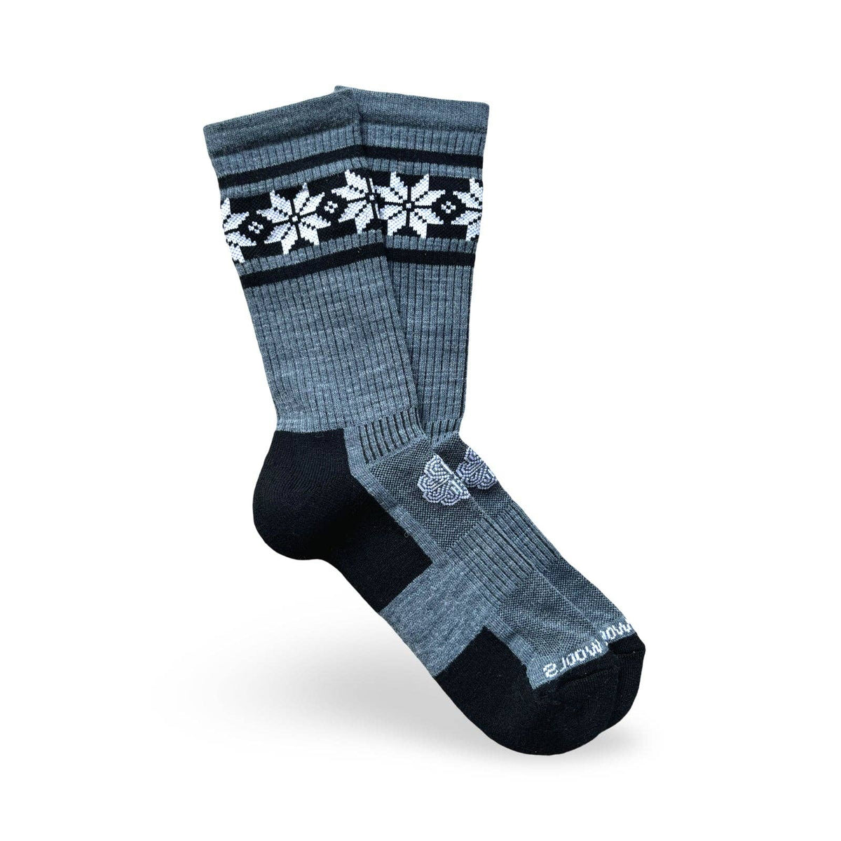 Nordic Wools Hike Merino Wool Blend Unisex Socks / Denim & Black