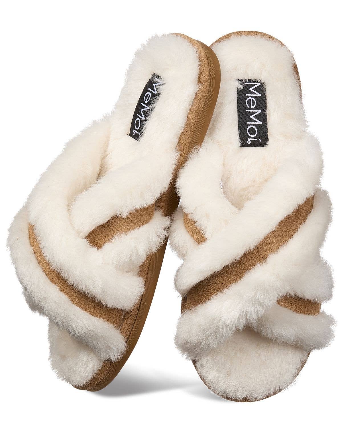 The Serina Plush Slide Slipper
