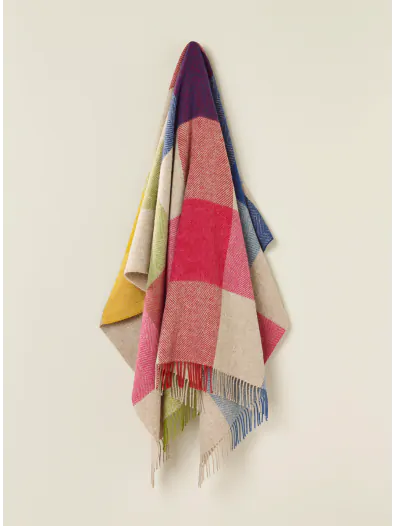 Bronte Moon Harland Shetland PNW Merino Wool Throw Blanket Collection