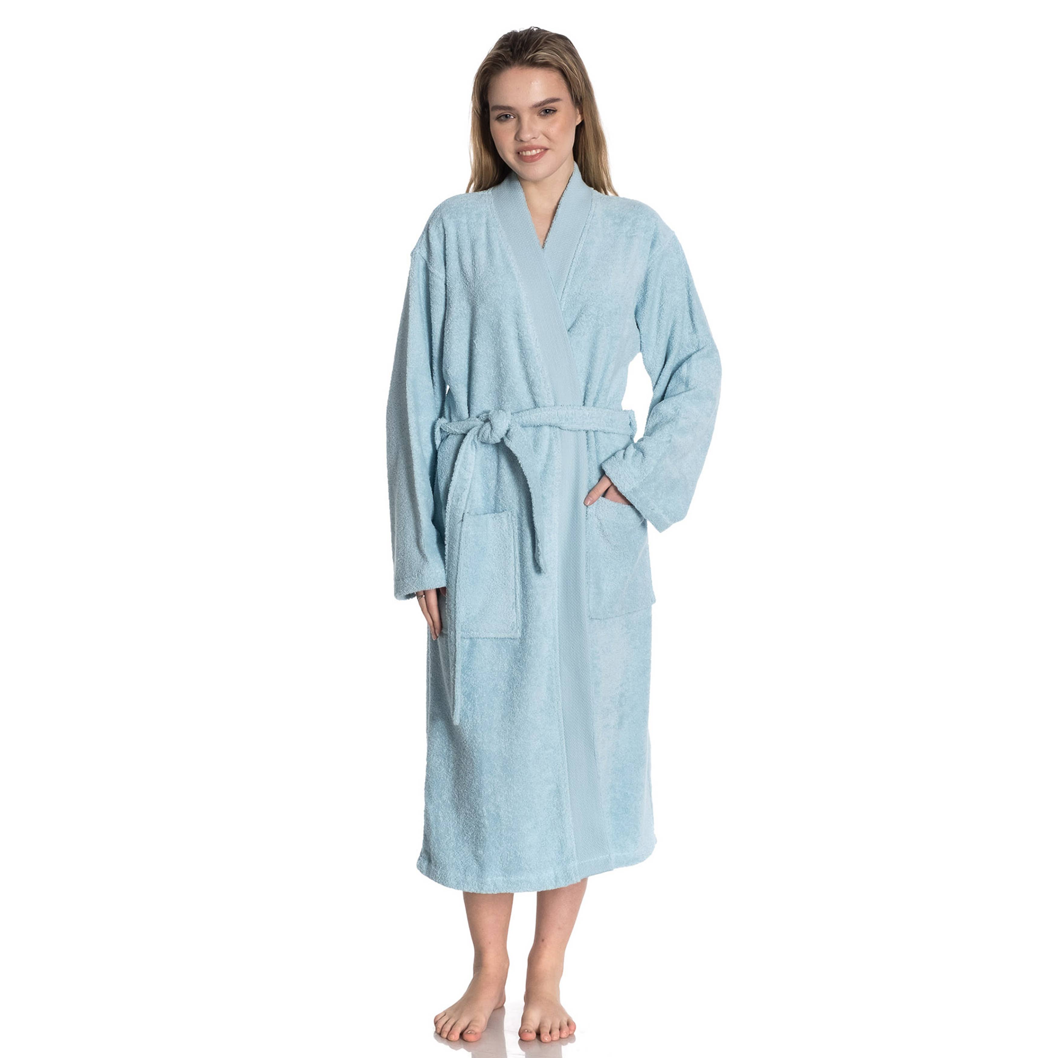 East'N Blue Kimono Cotton Unisex Turkish Bathrobe