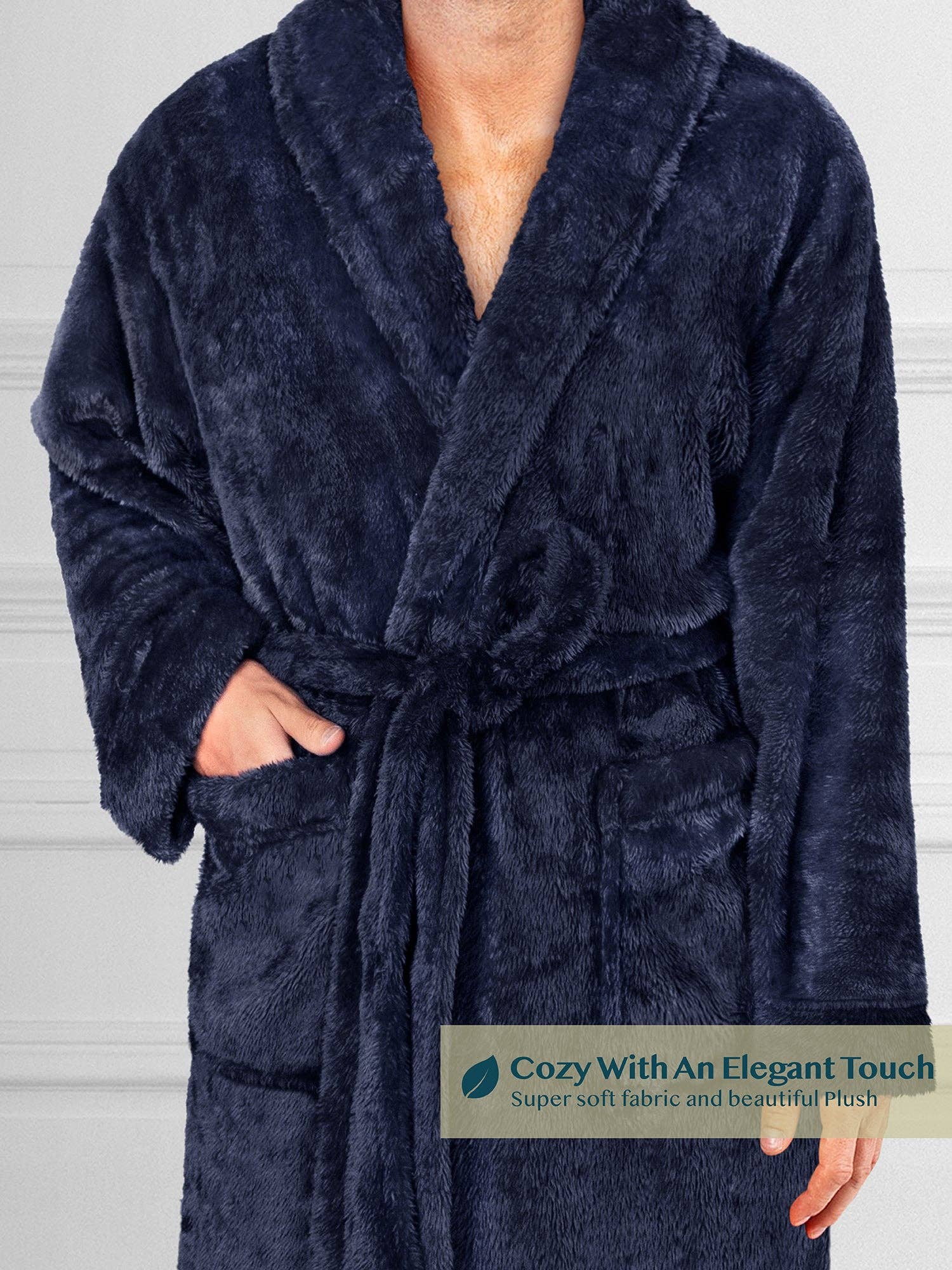 Men's Sherpa Fluffy Robe