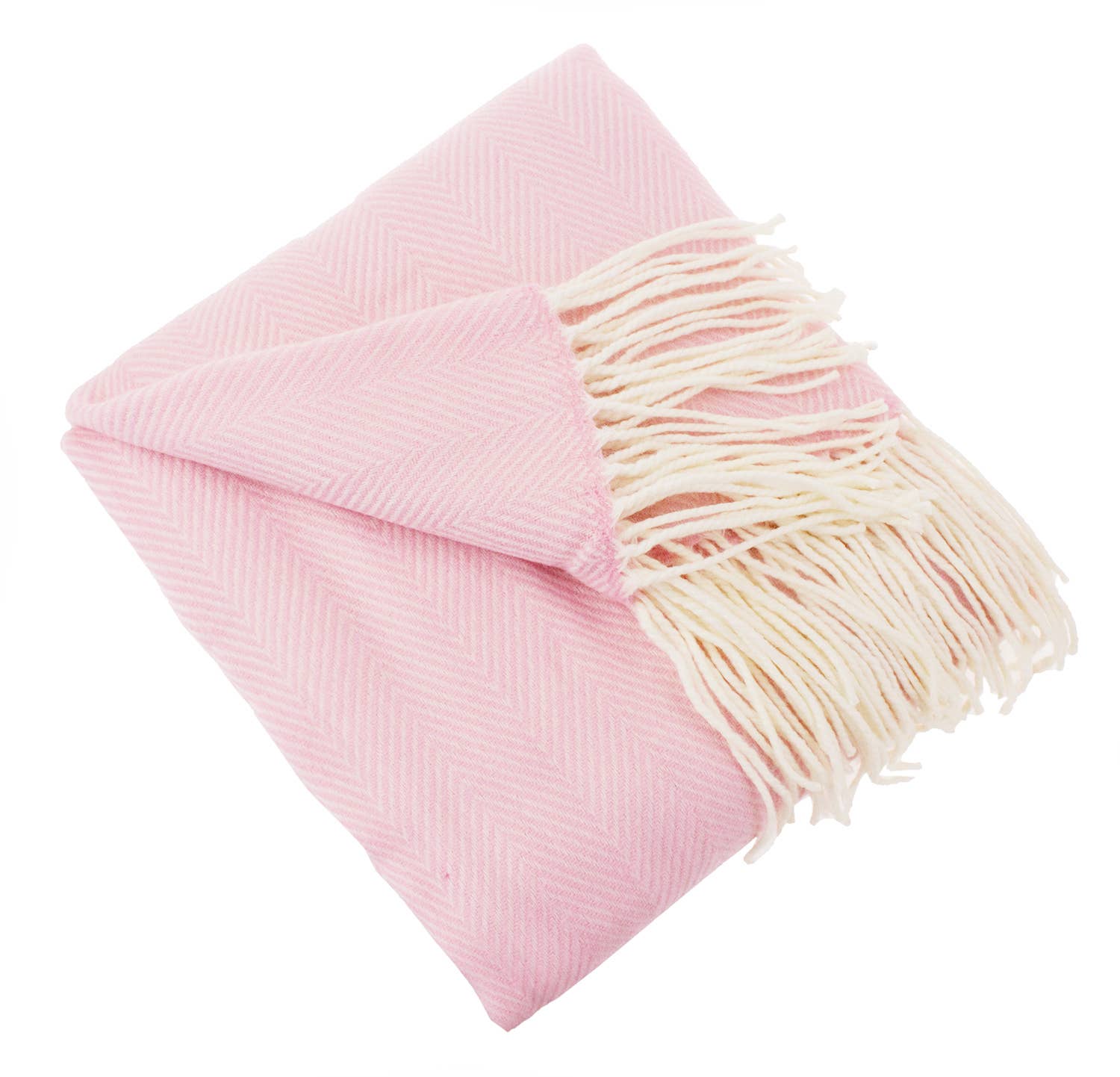 Fennco Styles Chevron Pattern with Tassel Trim Throw Blanket