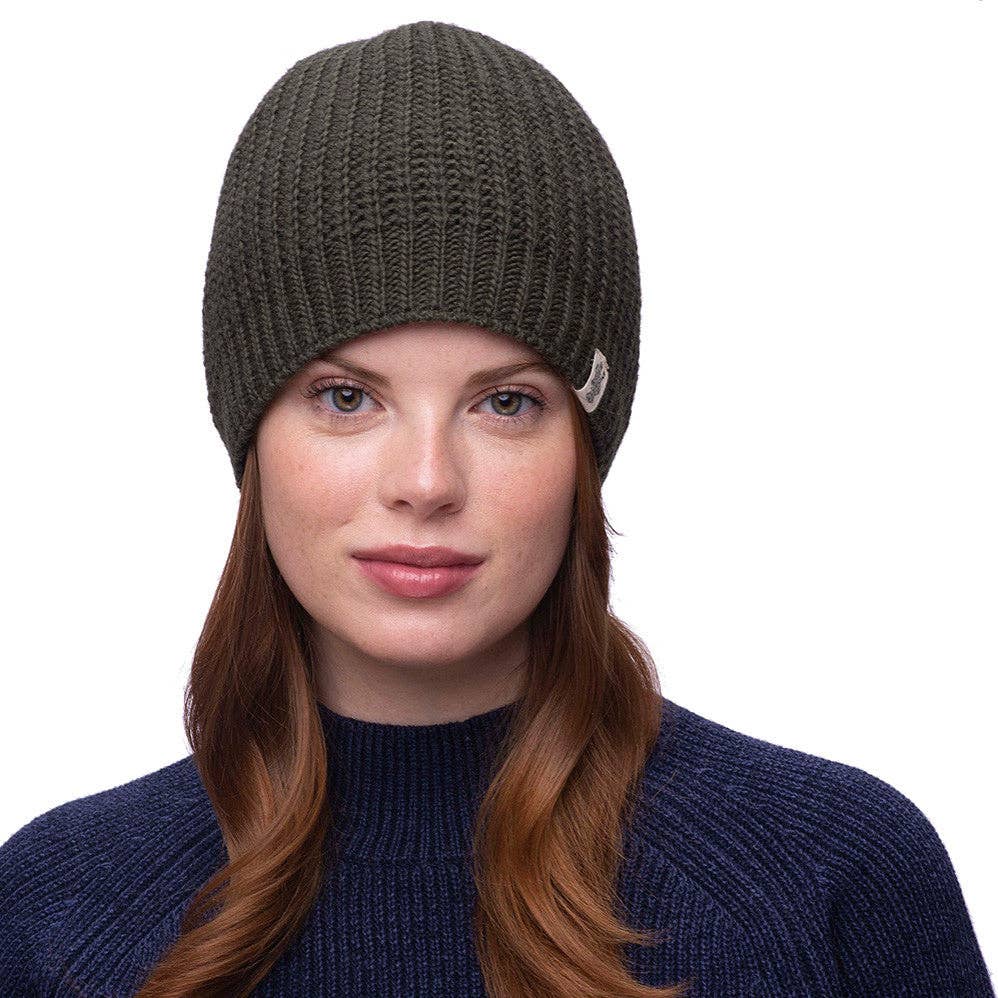 Cardigan knit beanie