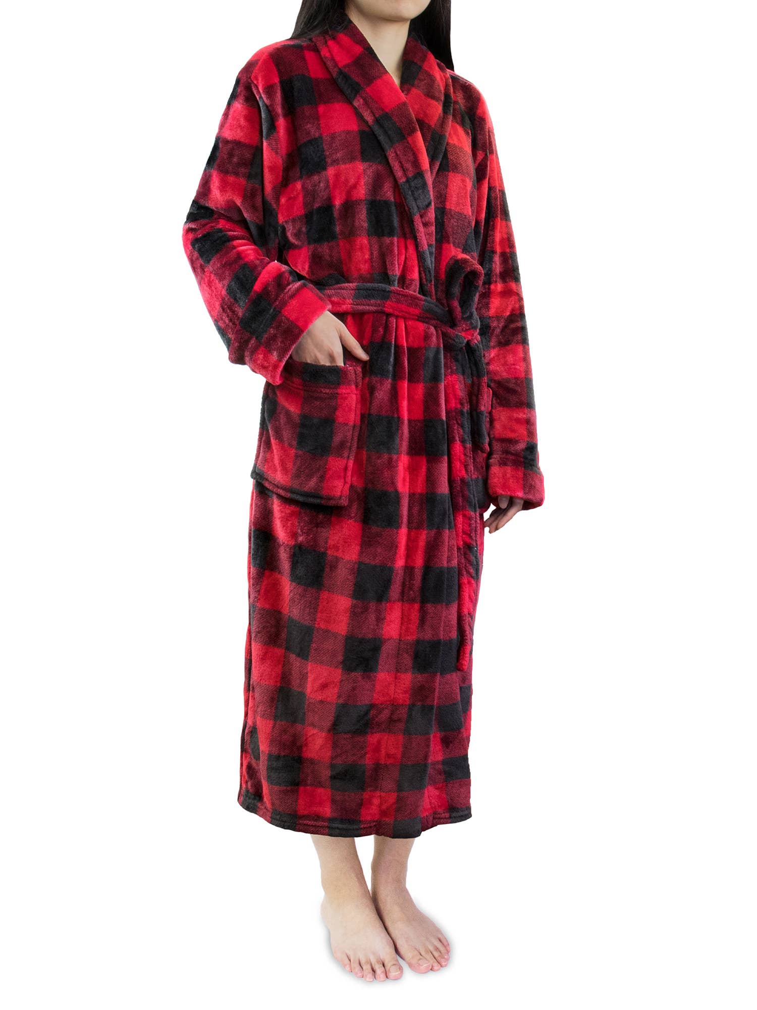 Women's Checkered Robe