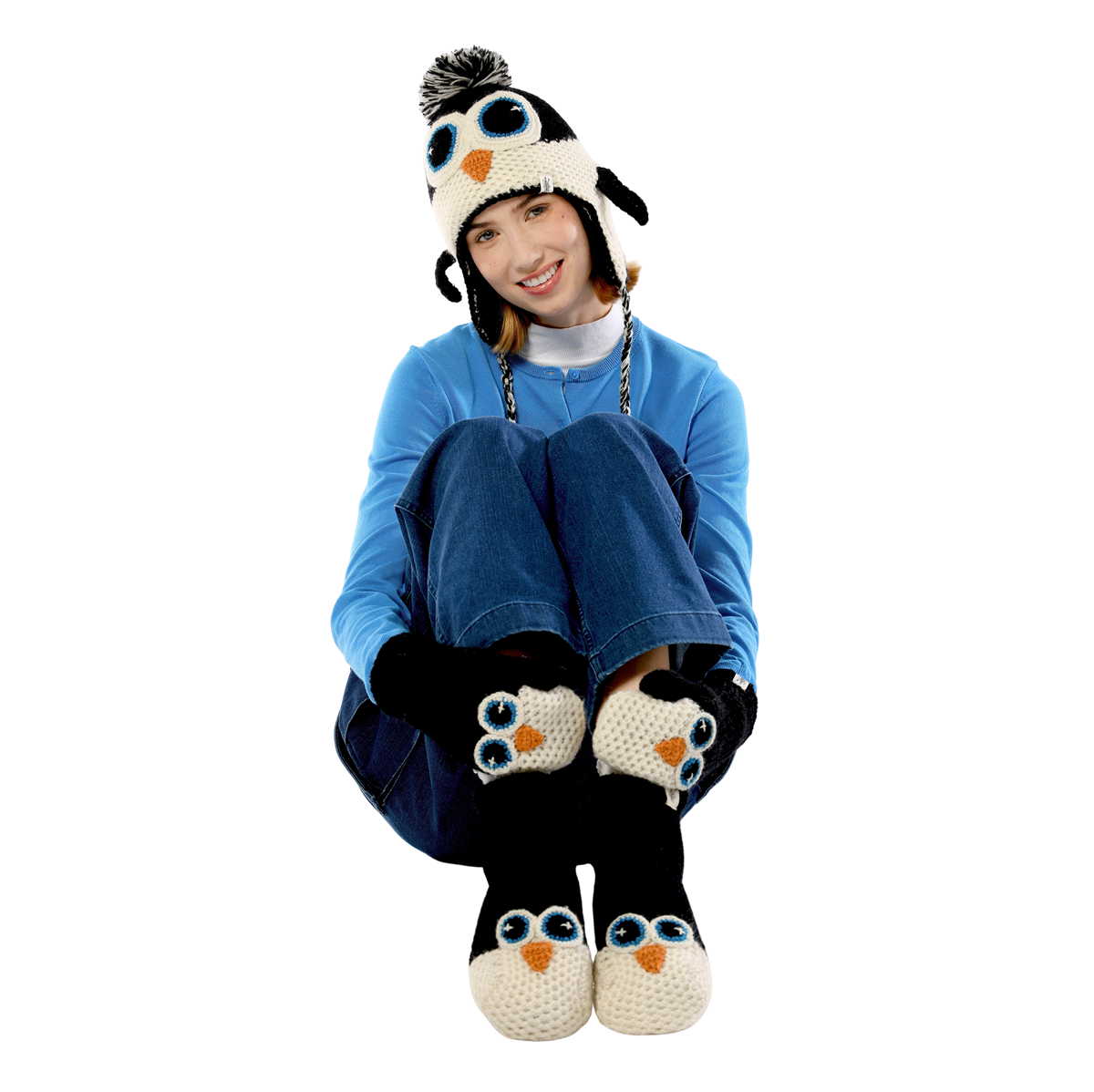 Penguin slippers