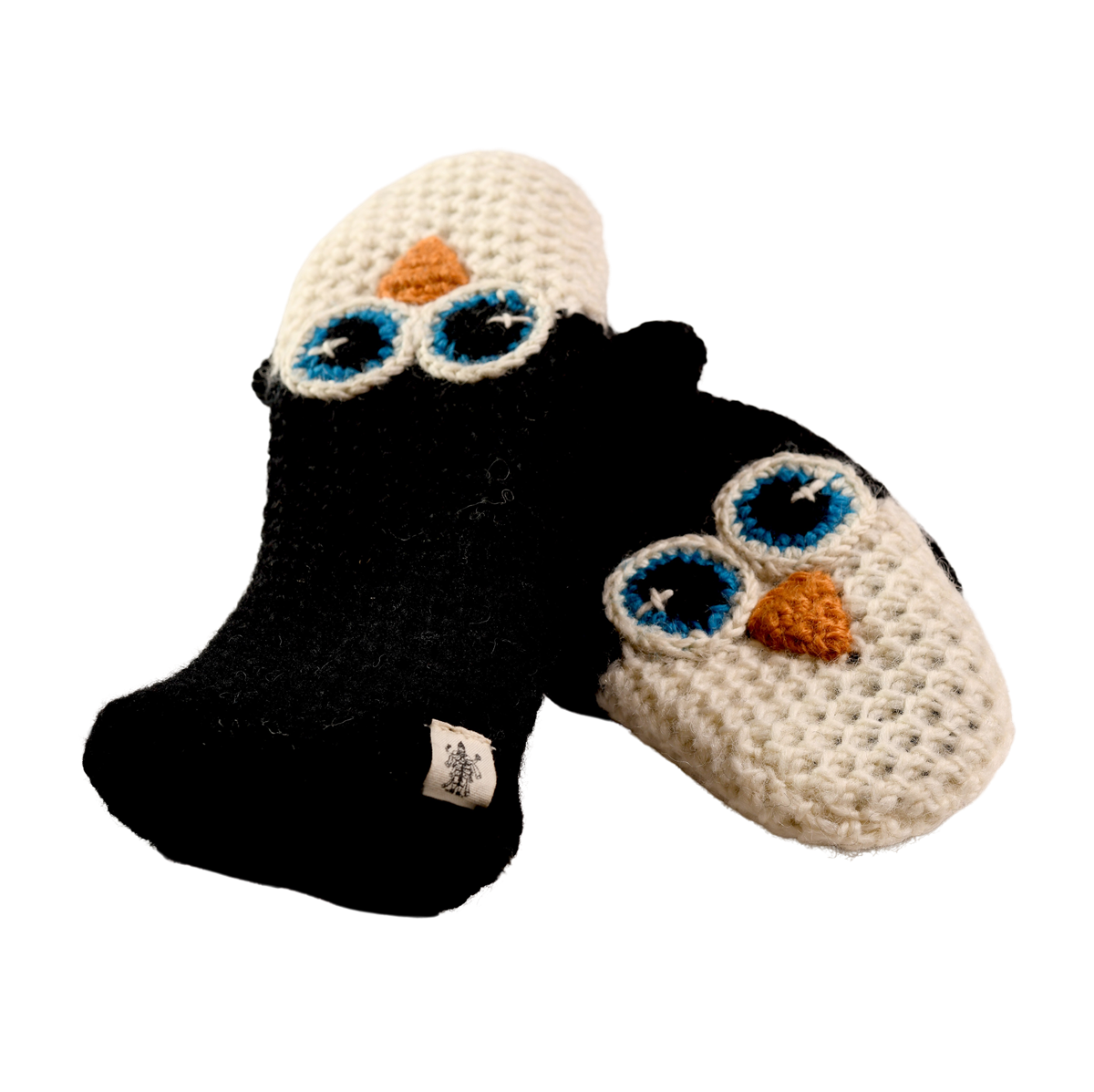 Crochet Penguin Mittens