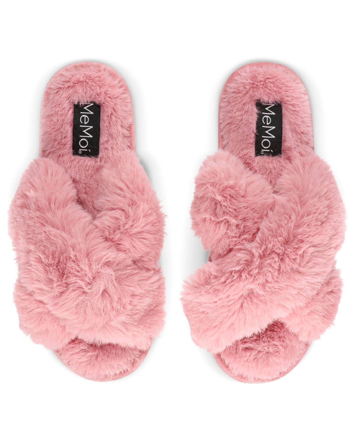 Beverly Faux Fur Open Toe Plush Slide Slipper